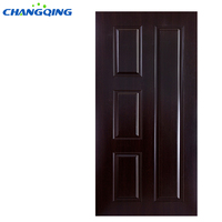Porte de chambre en bois moulé HDF mélaminé moderne et économique pour la décoration intérieure d'appartements avec surface finie