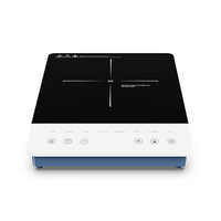 Cuisinière à induction portable 2000W, plaque chauffante électrique avec écran tactile, minuterie, 8 modes, économie d'énergie