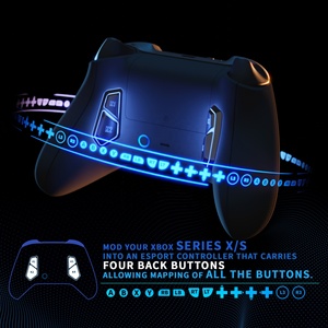 Kit de remapping EXtremeRate Soft Touch Black Victor X pour manette Xbox Series X/S - Product Image 4