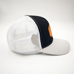 Gorra de béisbol personalizada de cuero con parche de caza, gorra deportiva de 6 paneles con malla para hombre, gorras Richardson 112 Trucker - Product Image 6