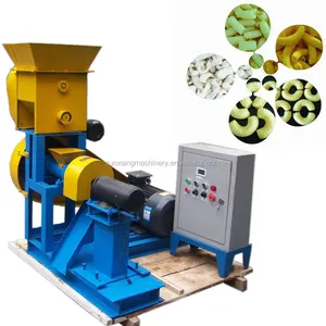 Máquina automática para hacer hojaldre, máquina extrusora eléctrica para hacer hojaldre de maíz de buena calidad