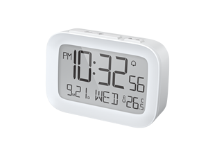 Đồng hồ báo thức kỹ thuật số nhỏ đồng hồ cầm tay có độ ẩm, báo lại, Màn hình 12/24h cho người ngủ nặng - Product Image 5