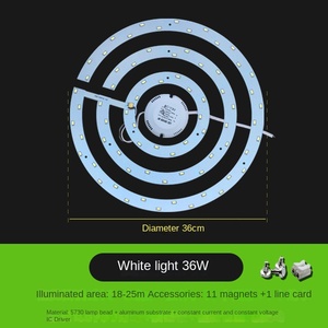 Module LED COB rond 6W blanc chaud 3500K AC 220V éclairage intérieur 50000H durée de vie CRI80 dimmable 80lm/W 120 - Product Image 6