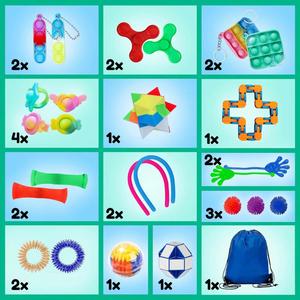 Porte-clés Fidget Switch durable 44 pièces pour enfants et adultes, jouet sensoriel anti-anxiété au crochet avec lumières LED, clavier personnalisé, gadget fantaisie - Product Image 4