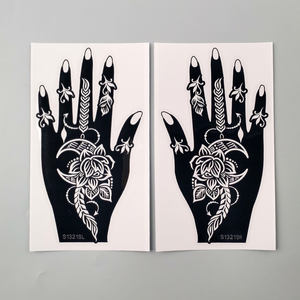 สติกเกอร์เพ้นท์ศิลปะทำมือแบบทำมือลวดลายไม่เป็นพิษกันน้ำได้ - Product Image 5