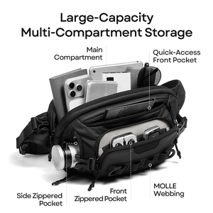 Bolso de Hombro de Gran Capacidad, Resistente al Agua, con Múltiples Compartimentos, para Hombre y Mujer, Nuevo Modelo 2026 - Product Image 2