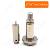 Armadura de tubo de émbolo de bobina de válvula solenoide para montaje de válvula solenoide electromagnética tubo de guía de vástago con juego de núcleo de hierro