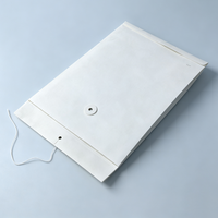 Carpeta de Archivo de Papel Kraft Blanco al por Mayor y Bolsas para Documentos con Logotipo Personalizado, Tamaño A4, Bolsas de Archivo