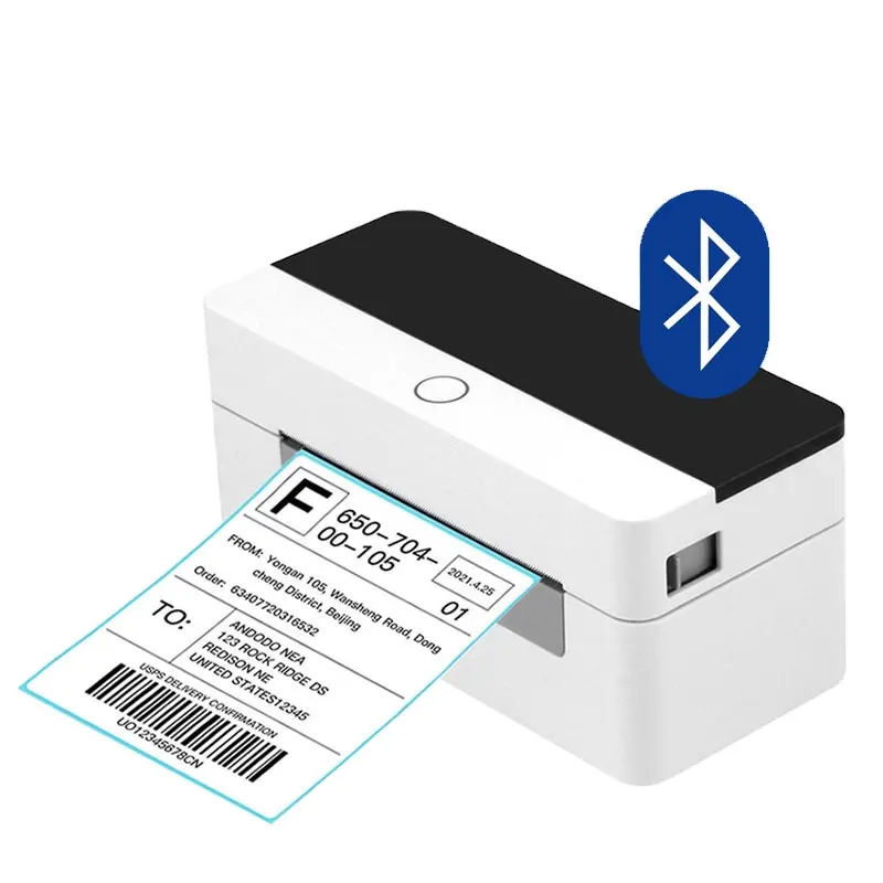 Xprinter XP-D463B BT USB spedizione stampante per etichette indirizzo stampante termica per etichette stampante per codici a barre 4 x6 etichettatrice ad alta velocità