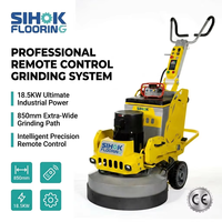 Ponceuse de sol intelligente télécommandée SIHOK 18,5 kW, polisseuse planétaire automatique 850 mm pour préparation de surfaces industrielles en usine