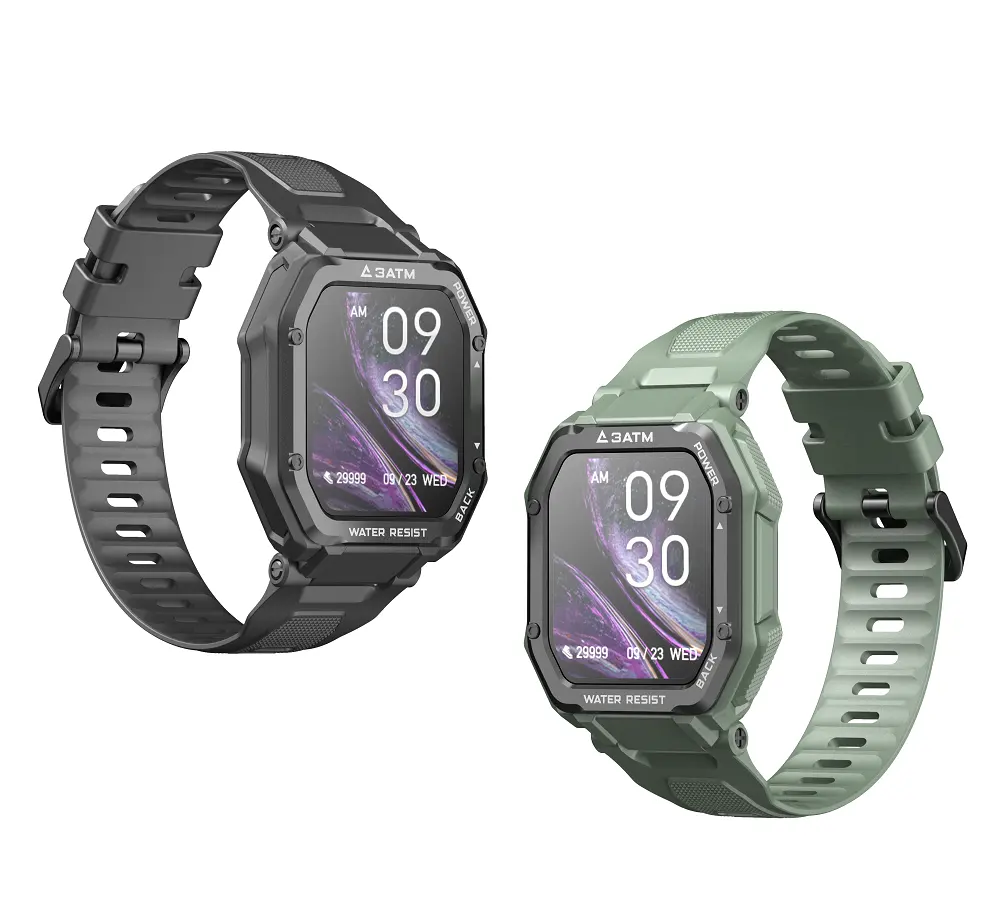 Lemfo-montre connectée C16, moniteur d'activité physique pour hommes, smartwatch étanche 3ATM, Bracelet de Sport avec longue durée de veille