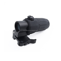 Usine Bravo G33 3X Loupe Portée Tactique avec Flip-to-Side Quick QD Mount pour Holographic 558 Red Dot Sight Scope
