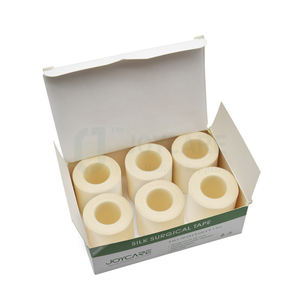 Ce Iso Eo Steriele Aangepaste Grootte Lengte Witte Huidskleur Kleefpleister Chirurgische Medische Zijde Tape Rol - Product Image 6