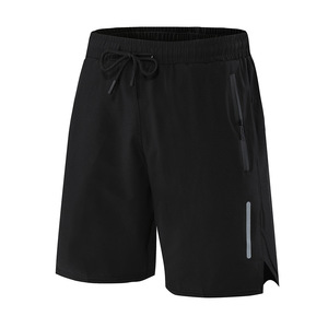 Shorts de sport pour homme à taille haute avec logo personnalisé, élastiques, respirants, anti-UV, en coton, pour la course à pied, l'entraînement et les loisirs - Product Image 4