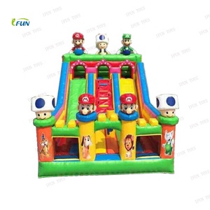 มาริโอบรอสพีวีซี & ไวนิลบ้านเด้งเป่าลมกลางแจ้งพร้อมที่เป่าลมสำหรับใช้ในสวนและสวนเชิงพาณิชย์ - Product Image 4