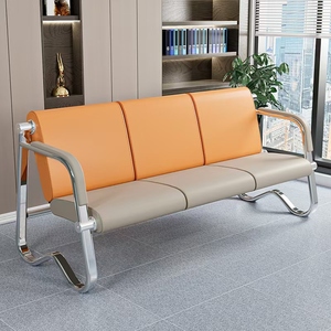 Sofá de espera para salón de belleza, sillón largo, sofá multiplaza, precio de fábrica al por mayor - Product Image 3