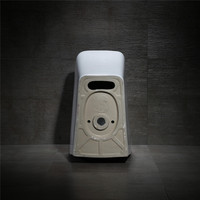 Appareils sanitaires de haute qualité monté au sol en céramique WC siphon chasse d'eau cuvette de salle de bain commode carré une pièce toilette