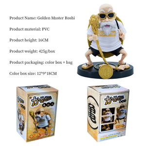 Vente en gros PVC Dragon Balls Japonais Anime Figurines 15.5CM Z Master <span class=keywords><strong>Roshi</strong></span> Personnage Jouets Enfants Collection Ensembles - Product Image 2