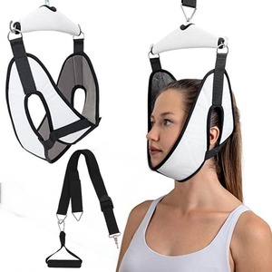Ceinture de traction cervicale, dispositif de suspension du cou avec sangle réglable pour usage domestique - Product Image 1