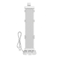 Cable de Extensión de Alimentación para Tarjeta Gráfica, 12+4 Pines PCIE 4.0 12 VHPWR, Fuente de Alimentación para GPU, Tira ARGB, Cable Flexible de Neón para PC