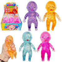 Jouet anti-stress amusant pour bébé, poupée à presser à remontée lente, jouet sensoriel 14 cm, rempli de paillettes, Squishy Natasha Maltose, entrepôt USA