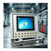 Jauge électronique pneumatique 8 canaux en aluminium avec fonction SPC, résolution 0,1 μm, haute précision pour l'inspection de la masse des trous d'axe