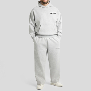 Pantalones Deportivos de Felpa Francesa para Hombre, Talla Grande, Ligeros, de Algodón Puro, Corte Holgado, Certificación GOTS, Marca Privada Personalizada OEM - Product Image 4