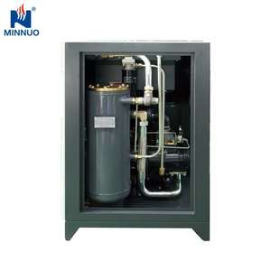 Compresseur d'air à vis avec huile, 16 bars, 15kw, 20hp, 400v, 50hz, avec sèche-air et filtre à air - Product Image 4