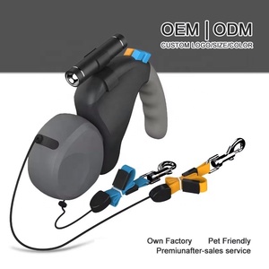 Correa <span class=keywords><strong>de</strong></span> Alta Calidad para <span class=keywords><strong>Perros</strong></span>, Personalizada, <span class=keywords><strong>de</strong></span> Plástico, Ajustable, <span class=keywords><strong>de</strong></span> Doble Cabezal, Retráctil Automática, con Luz LED - Product Image 1