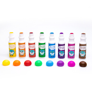 キッズカラーペン描画セット、8色洗えるビンゴドットマーカーペン幼児文房具ギフト用アクティビティブックアートキット - Product Image 2