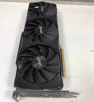 Carte graphique de jeu pour ordinateur de bureau RTX 3070 8G GDDR6 Thunderbolt GE-HA 256 bits 3 ventilateurs GDDR6 d'occasion