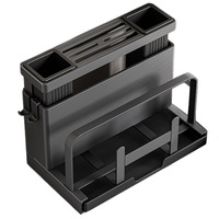 Support de Rangement Tout-en-un Multifonctionnel en Acier Inoxydable pour Couteaux de Cuisine, Planche à Découper et Baguettes