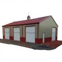Bâtiment préfabriqué en structure d'acier galvanisé, entrepôt, atelier, panneaux sandwich