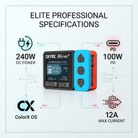 Chargeur-déchargeur intelligent à double entrée DC PD SkyRC B6neo+ 240W 10A pour batteries LiPo LiHV 1-6S