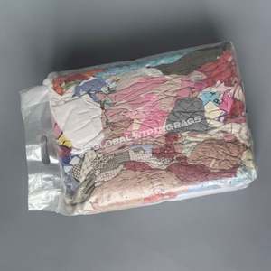 Trapos de Limpieza Industriales Marinos de Algodón 100% Suave de 30-60cm, Trapos de Limpieza de Colores Mezclados para Uso Industrial - Product Image 1