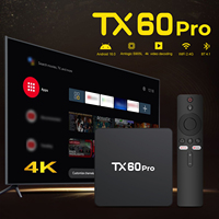 Boîtier TV intelligent Topleo Android 16 Quad Core 4K, décodeur Tx60 Pro