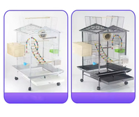 Cage à oiseaux portable pour la reproduction, en métal fin, pour animaux de compagnie, cage de voyage pour perroquets, nid, jaula para loros, cage à oiseaux
