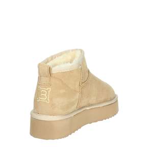 Botines de Mujer Laura Biagiotti, Color Beige, Tacón de Cuña, Modelo 8885 - Product Image 3
