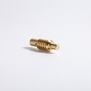 Pignon à vis sans fin en bronze et arbre à vis sans fin en acier trempé, conçus sur mesure pour la transmission de puissance intensives - Product Image 2
