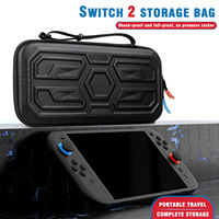 Tas Penyimpanan Anti Jatuh Kapasitas Besar untuk Nintendo Switch 2, Kantong Perjalanan Portabel, Casing Pelindung Switch dengan Desain Pegangan Tangan