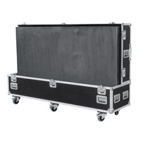 Flight case double pour téléviseurs 85 pouces, Flight case personnalisé pour écran