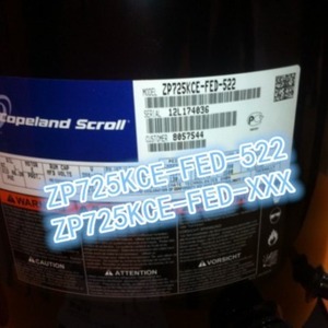 คอมเพรสเซอร์ทำความเย็น HYZL รุ่น ZP725KCE-FED-522 สำหรับเครื่องปรับอากาศและอุปกรณ์ห้องเย็น - Product Image 2