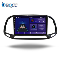 Navigateur GPS Android BQCC 9 pouces avec CarPlay 4G/WiFi et caméra embarquée pour Fiat Doblo 2015-2019 - Garantie 1 an