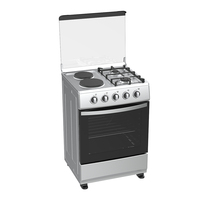 Kompor Gas Berdiri Sendiri dengan Oven, Bahan Stainless Steel untuk Penggunaan Luar Ruangan & RV