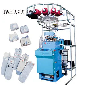 Industry automatic 6f ange socks making machine Socks making equipment