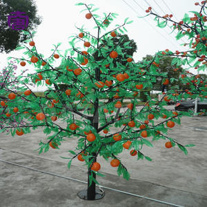 Árbol de Frutas Artificial de PVC con Luces LED de Primera Calidad, con Frutas Coloridas, para Decoración de Navidad, Halloween, Bodas y Eventos - Product Image 3