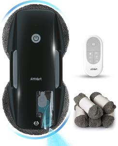 Limpiador de Vidrios Inteligente con Motor sin Escobillas, Navegación, Funciones Ecológicas, Robot Limpiacristales Fmart T9, T9pro Fácil de Usar - Product Image 1