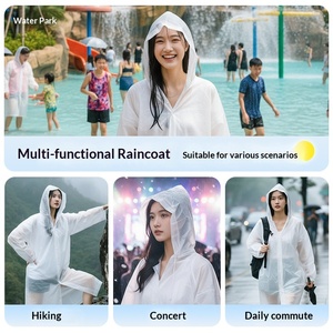 Traje de una pieza reutilizable y desechable de EVA para niños y adultos, grueso, antilluvia intensa, personalizado, para senderismo y actividades al aire libre. - Product Image 3