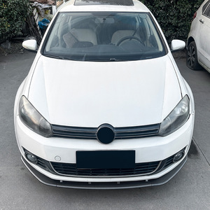 Amp Z Spoiler avant pour Volkswagen Golf Mk6 2008-2012, finition noir piano mat - Product Image 1