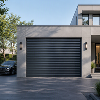 Lame de porte de garage industrielle moderne en acier de 98 mm avec panneau thermique en mousse et vis pour systèmes de sécurité de portes roulantes d'entrepôt